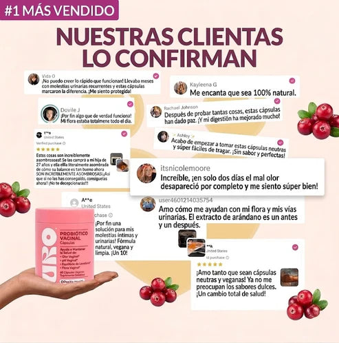 URO: Di Adiós a las Molestias Íntimas y Recupera tu Equilibrio Natural. OFERTA 2x1