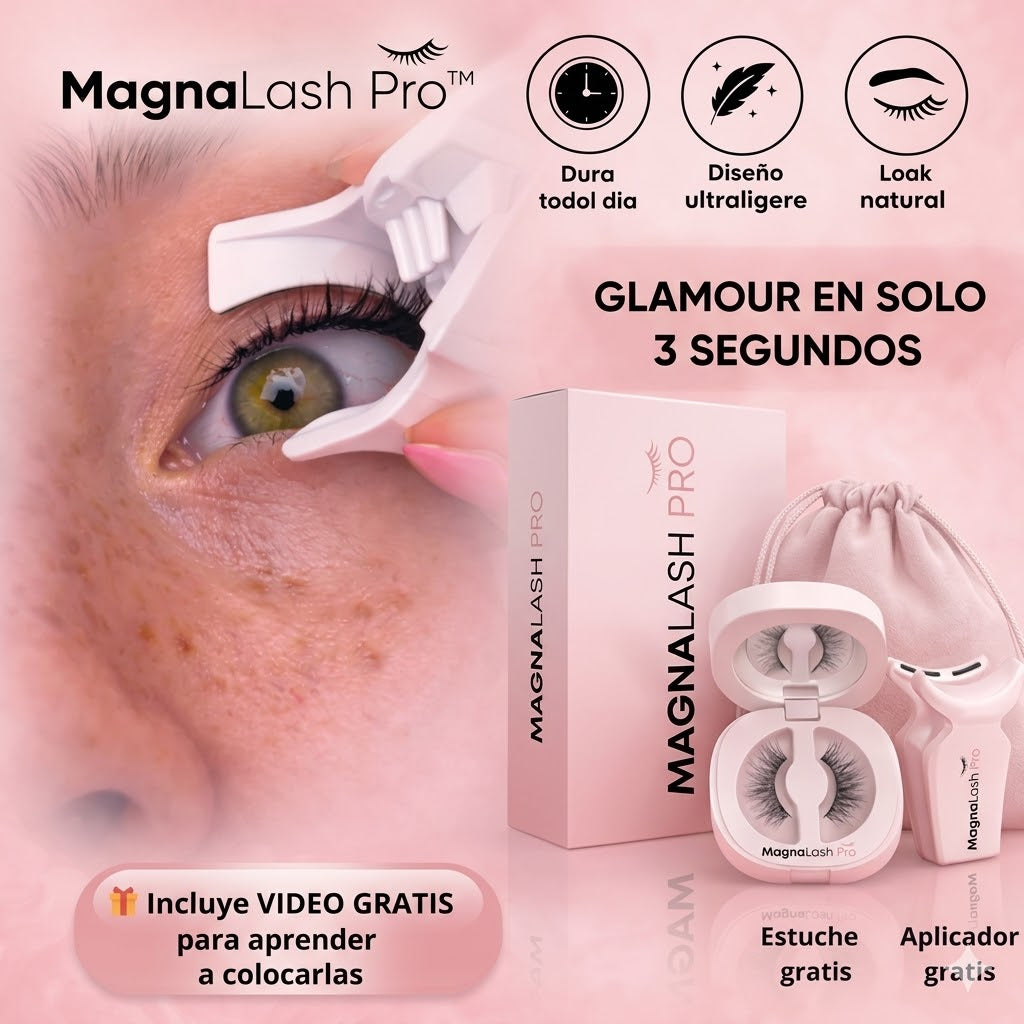 MagnaLash Pro™ "Pestañas perfectas en 3 segundos — sin pegamento, sin errores” OFERTA 2x1