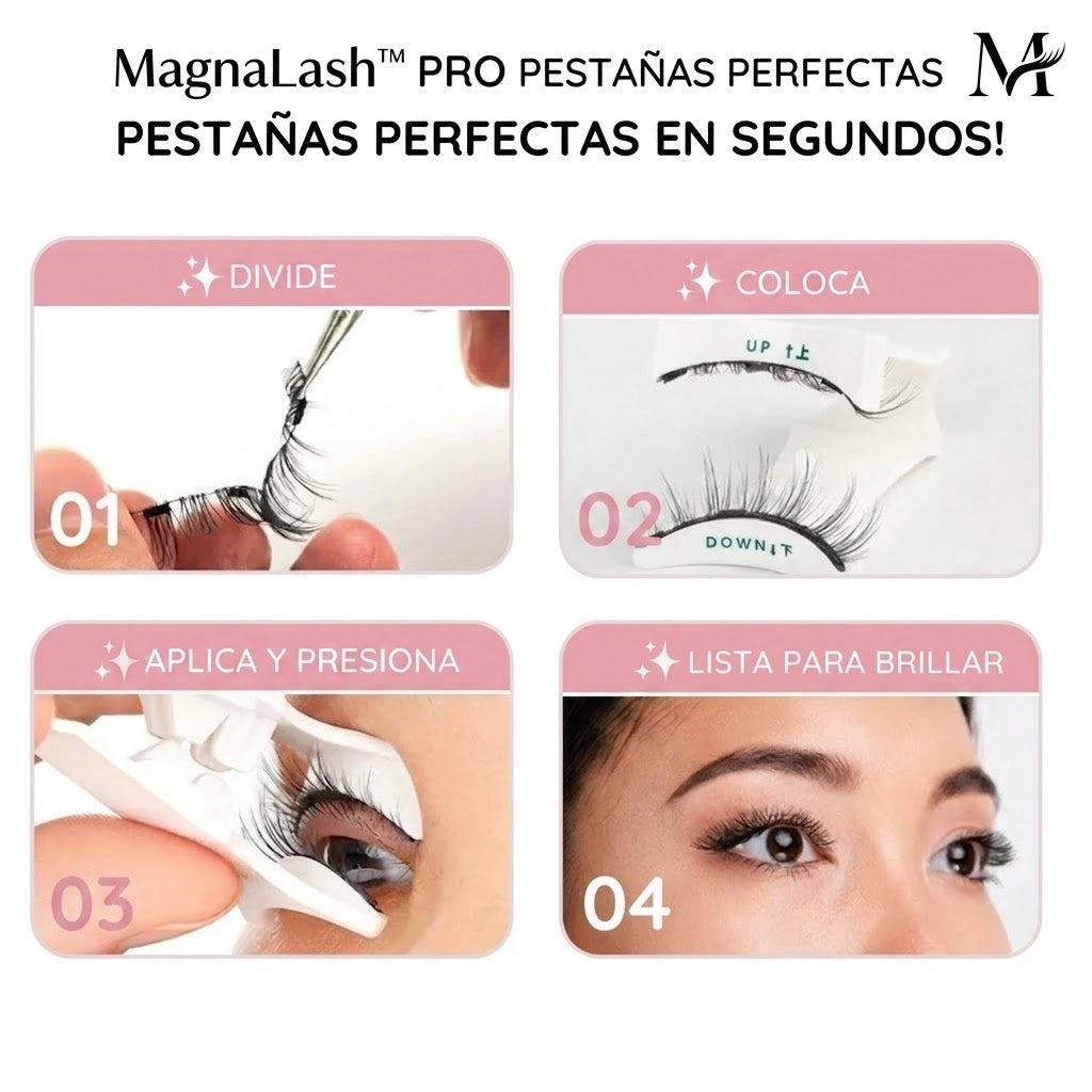 MagnaLash Pro™ "Pestañas perfectas en 3 segundos — sin pegamento, sin errores” OFERTA 2x1
