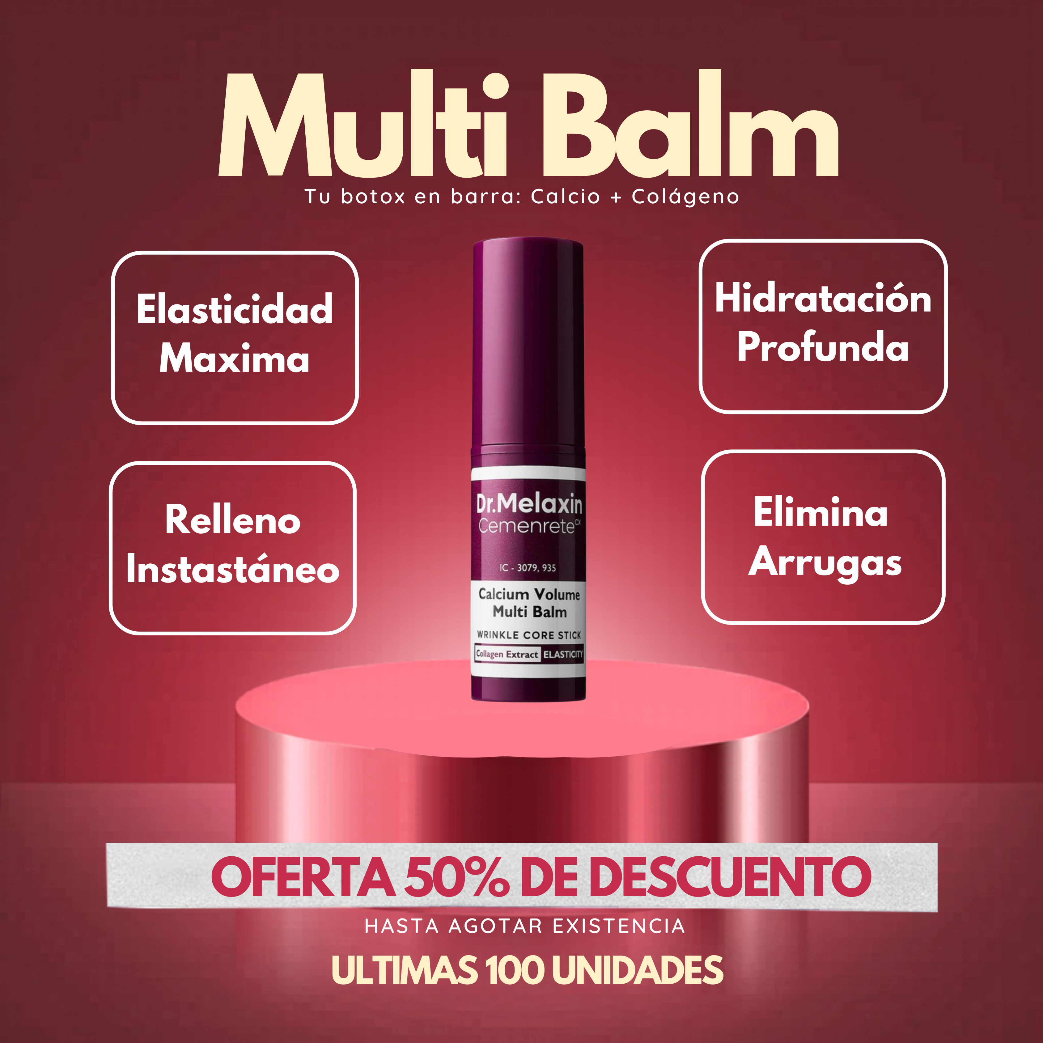 Multi Balm Volumen y Firmeza: ¡OFERTA 2X1 (Compra 1 y Llévate otro GRATIS)!