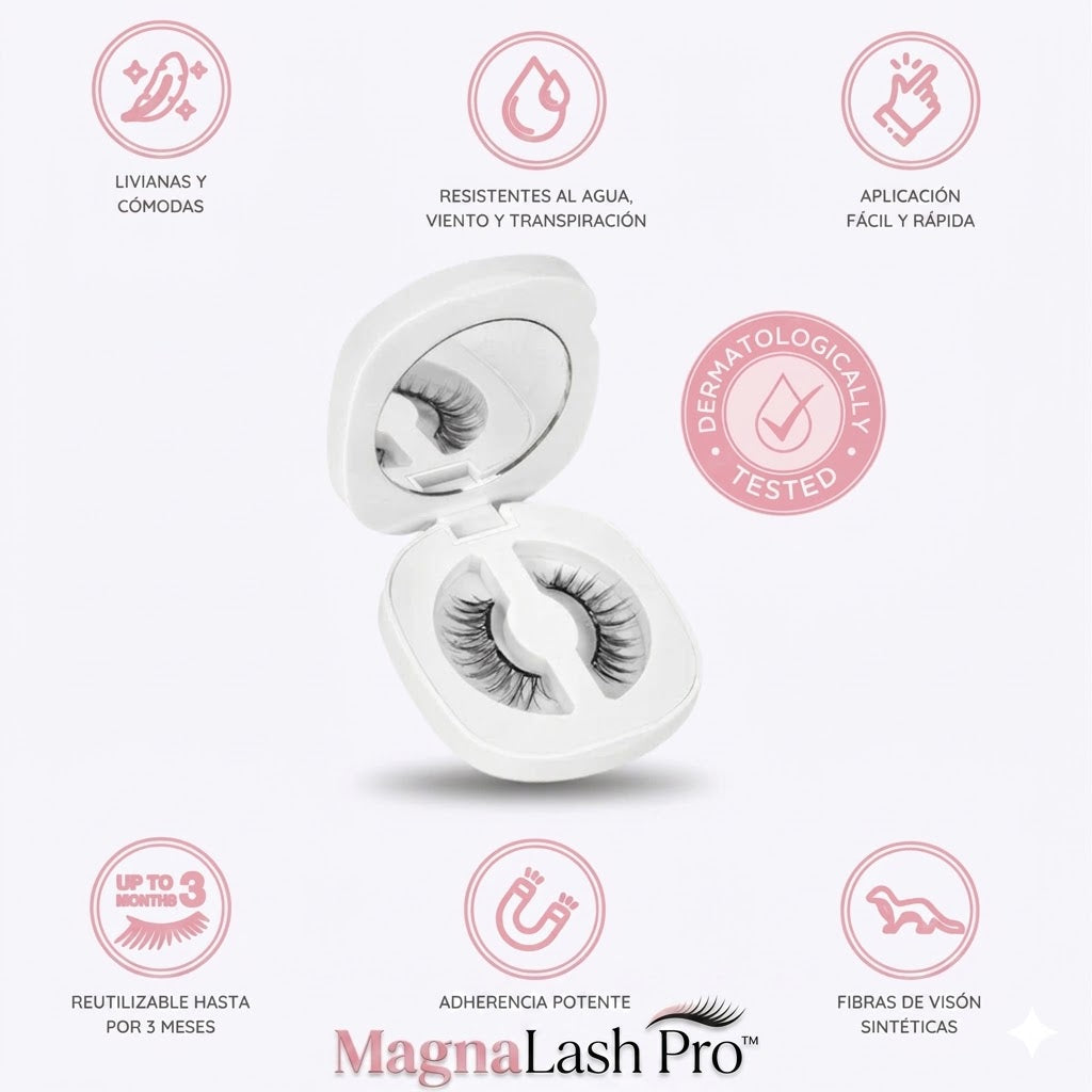 MagnaLash Pro™ "Pestañas perfectas en 3 segundos — sin pegamento, sin errores” OFERTA 2x1