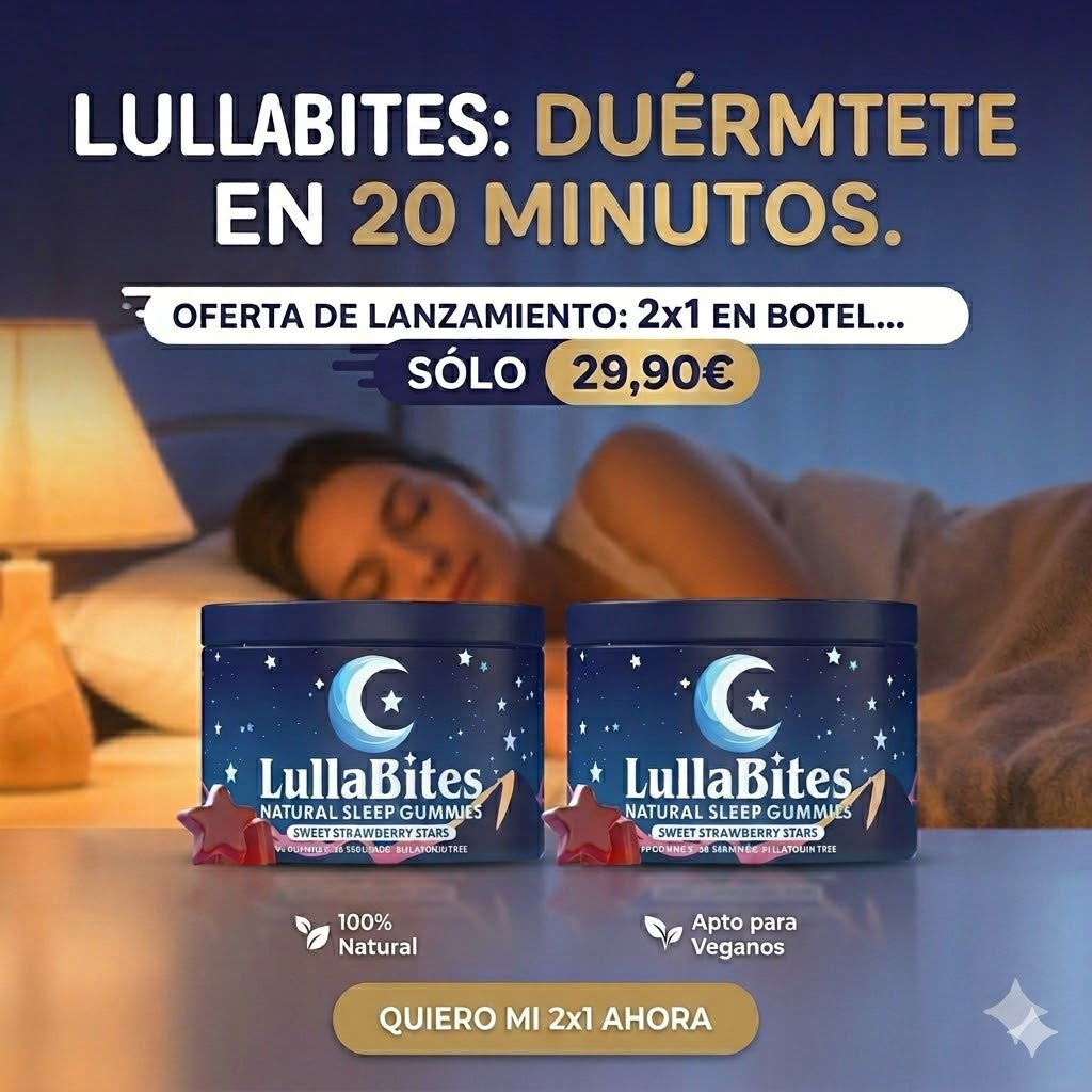 Duérmete en 20 minutos. Despiértate con energía real (y sin esa sensación de resaca). ¡OFERTA ESPECIAL 2x1!