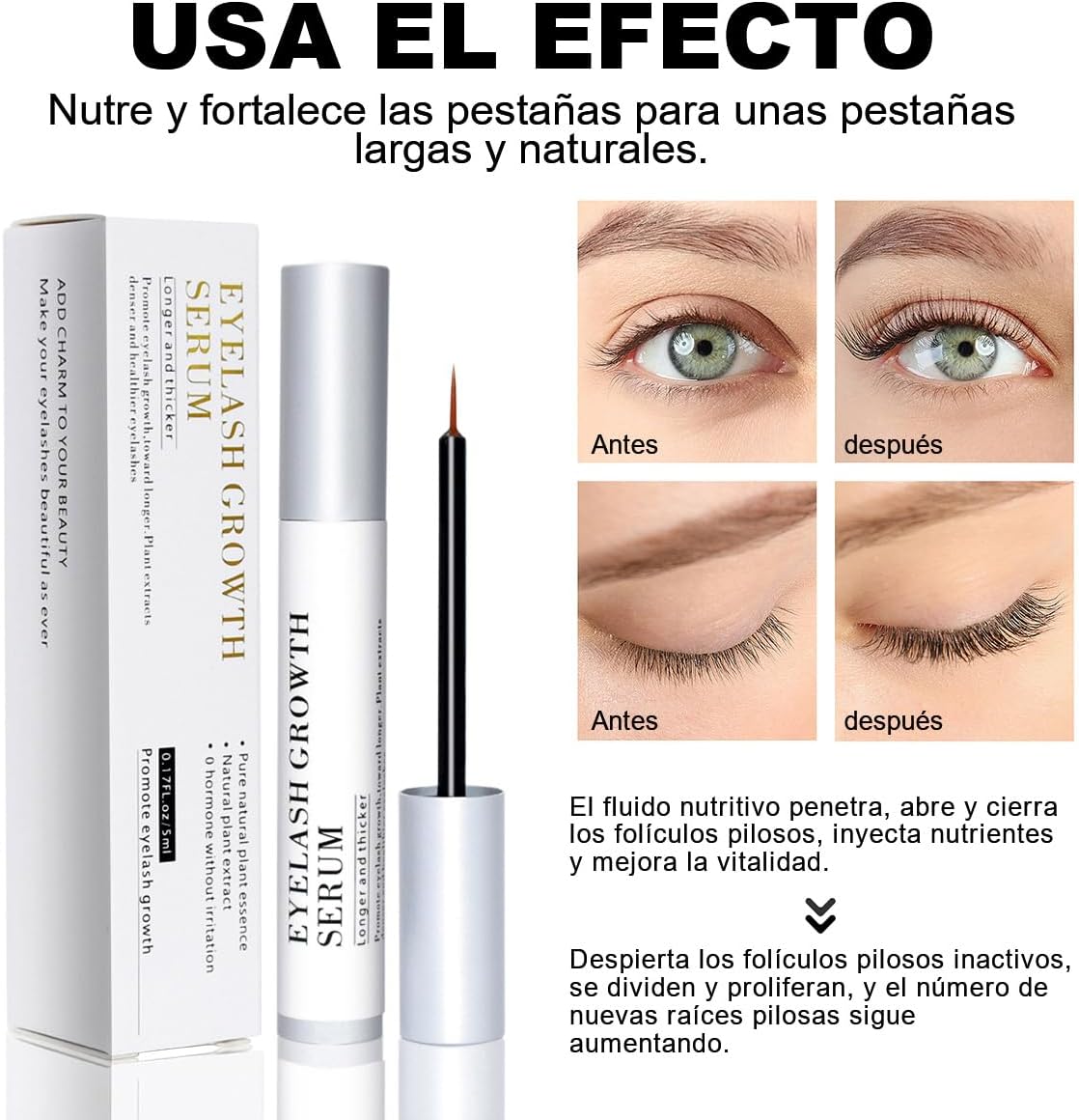 EyeLash: Mirada de Impacto sin Esfuerzo: Tratamiento Regenerador 2x1 con Resultados Visibles.
