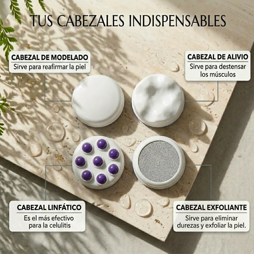 VIBRALUXE PRO Masajeador con terapia de vibración y rotación para tonificar y esculpir tu cuerpo para este Verano .