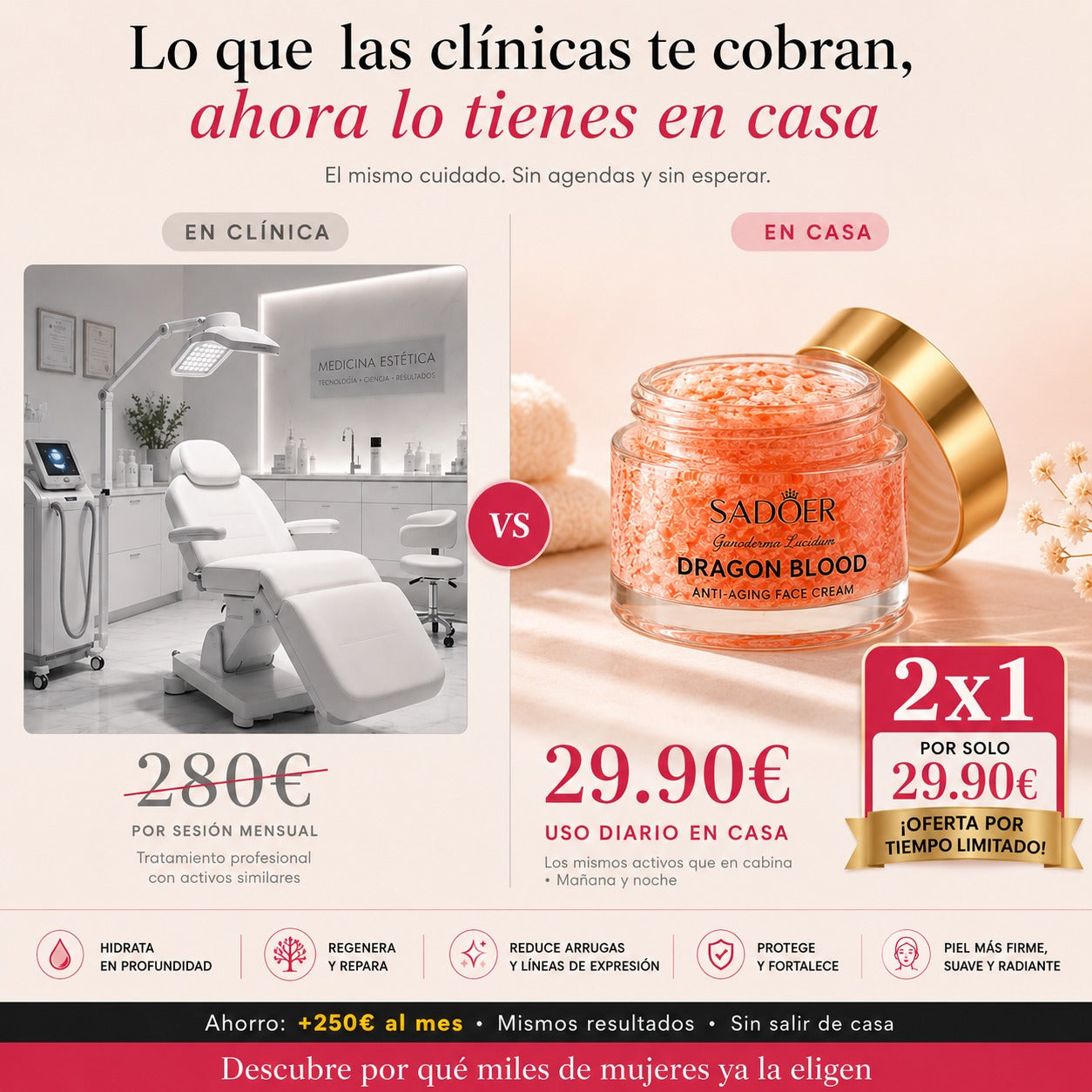 DILE ADIOS A LAS ARRUGAS✨ CREMA REJUVENECEDORA DRAGÓNLIFT– ¡OFERTA 2x1!